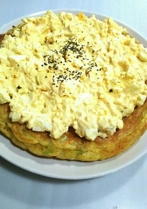 タルタルのせたお好み焼き-レシピのメイン写真