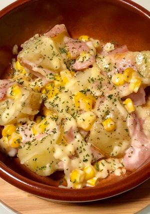 新じゃがベーコンコーンのマヨチーズ焼き-レシピのメイン写真