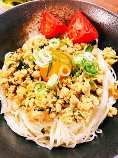 夏バテ対策!旨辛素麺-レシピのメイン写真