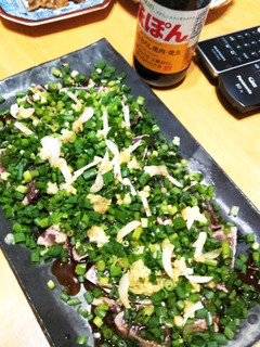 小ねぎ山盛り!うちの食べ方♪鰹のたたき-レシピのメイン写真