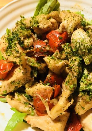 鶏むね肉のオイスターソース＆バター炒め-レシピのメイン写真