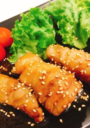 作業２つ！簡単！茄子の肉巻き-レシピのメイン写真