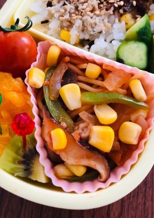 お弁当に♡小鍋ひとつで簡単ナポリタン-レシピのメイン写真