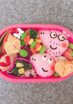 ペッパピッグ キャラ弁 デコ弁-レシピのメイン写真