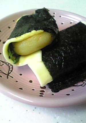 ♡大葉にんにく醤油を使ったチーズ焼き餅-レシピのメイン写真