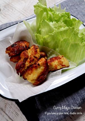 お弁当にも！鶏むね肉のカレーマヨチキン-レシピのメイン写真