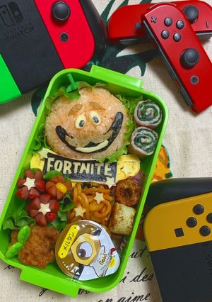 校外学習弁当☆フォートナイトトマトヘッド-レシピのメイン写真