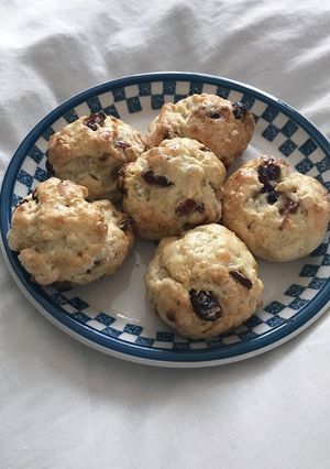 ホワイトチョコとベリーのしっとりスコーン-レシピのメイン写真