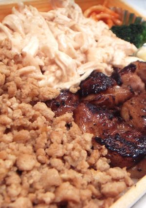 ボリュームたっぷり 鶏肉三昧弁当-レシピのメイン写真