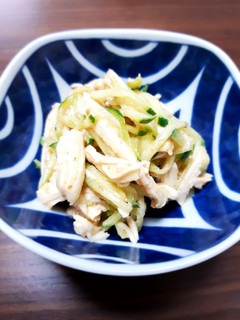 鶏ムネ肉ときゅうりのバンバンジー風サラダ-レシピのメイン写真