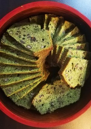 宇治抹茶香る風味豊かな小豆パウンドケーキ-レシピのメイン写真