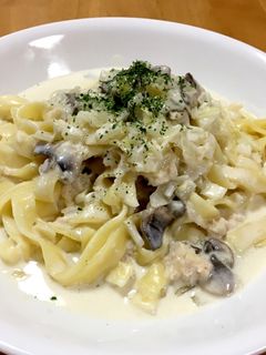 カフェ風☆かにクリームパスタ-レシピのメイン写真