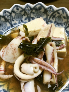 やりいかと豆腐の煮込み-レシピのメイン写真
