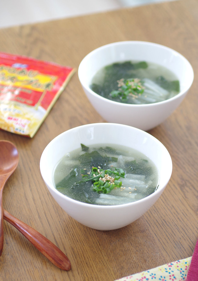 すぐできる！大根とわかめの中華スープ-レシピのメイン写真