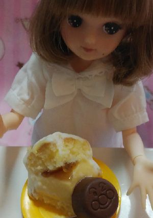リカちゃん♡野球シリ✩梅酒風プリンケーキ-レシピのメイン写真