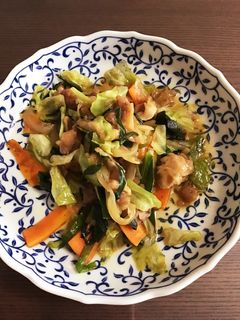ニラ豚風野菜炒め-レシピのメイン写真