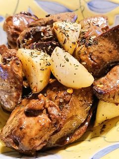 とりレバーのアヒージョ-レシピのメイン写真