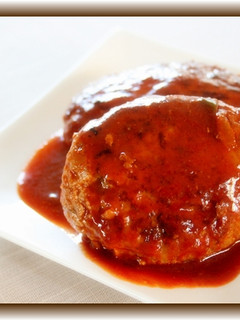 超簡単!煮込みハンバーグ♪-レシピのメイン写真