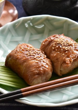 がっつり系!肉巻きおにぎり-レシピのメイン写真
