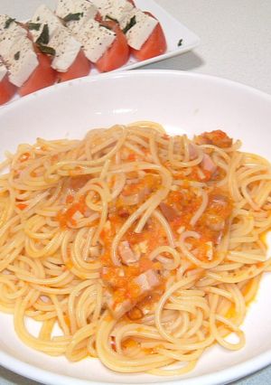 パプリカのスパゲッティ-レシピのメイン写真