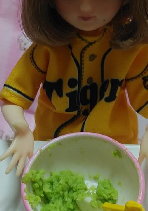 リカちゃんサイズ♡野球シリ*楽天ずんだ♡-レシピのメイン写真