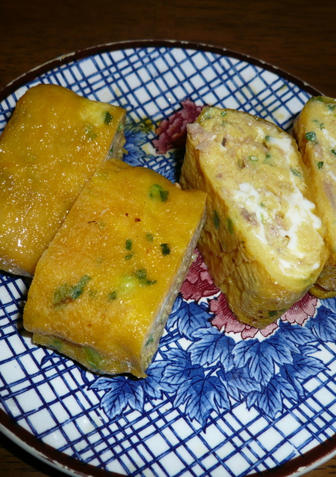 お弁当に！ツナとねぎの卵焼き-レシピのメイン写真