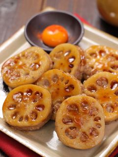 シャキシャキれんこん☆照り焼きつくね-レシピのメイン写真