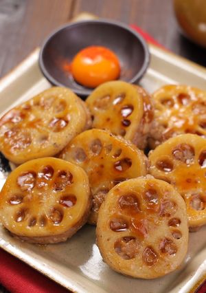 シャキシャキれんこん☆照り焼きつくね-レシピのメイン写真