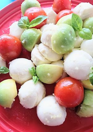 夏に！カプレーゼ風豆腐サラダ-レシピのメイン写真