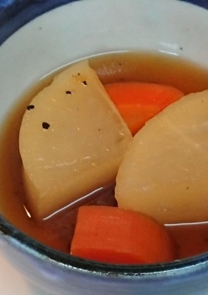 大根と人参の煮しめの和だしスープ仕立て-レシピのメイン写真