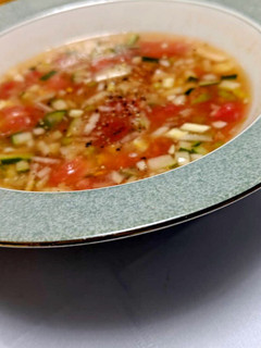 夏野菜シャキシャキ、我が家流ガスパチョ-レシピのメイン写真