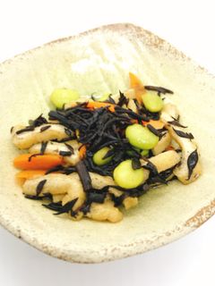【病院】枝豆とひじき煮【給食】-レシピのメイン写真