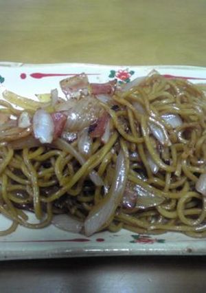 簡単☆ガーリック入りバター醤油焼きそば-レシピのメイン写真