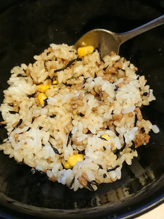 合挽き肉とコーンとひじきの混ぜご飯♪-レシピのメイン写真