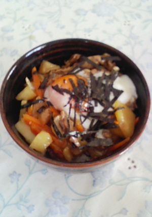肉じゃが丼-レシピのメイン写真