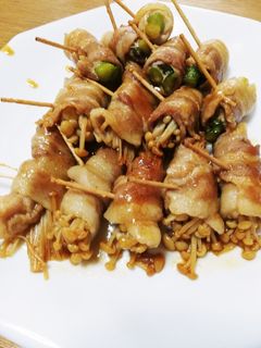 焼き肉のタレで豚バラ巻き-レシピのメイン写真