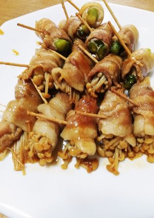 焼き肉のタレで豚バラ巻き-レシピのメイン写真