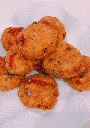 サクサク中柔らか！豆腐と鯖缶のがんもどき-レシピのメイン写真