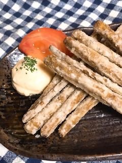 ゴボウの唐揚げ-レシピのメイン写真
