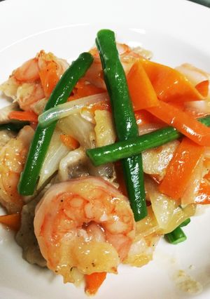 海老と豚肉の創味シャンタン炒め-レシピのメイン写真