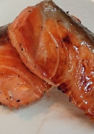 漬けサーモンのふっくら焼き-レシピのメイン写真