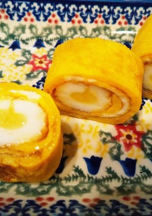 チーズちくわ in 玉子焼き-レシピのメイン写真