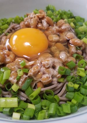 【ダイエットにも!】納豆卵そば-レシピのメイン写真