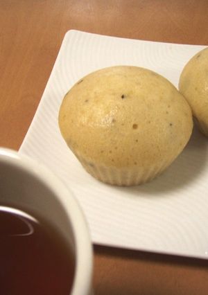 豆乳で煮出した、ほうじ茶の蒸しパン☆-レシピのメイン写真