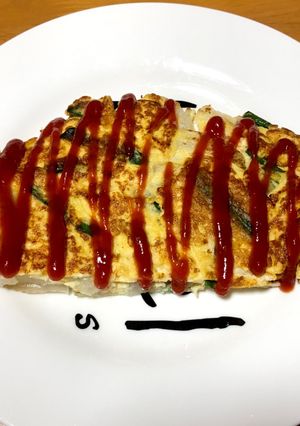 ニラ玉のオムレツ風-レシピのメイン写真