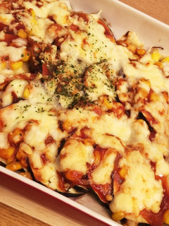 簡単!ナスのピザ風チーズ焼き-レシピのメイン写真
