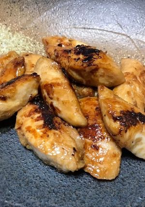 【簡単つけて焼くだけ】ささみ醤油漬け焼き-レシピのメイン写真