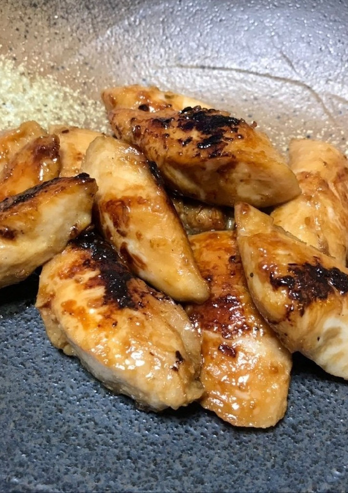 【簡単つけて焼くだけ】ささみ醤油漬け焼き-レシピのメイン写真
