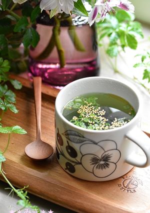 炊き込みわかめでマグカップ中華スープ☆-レシピのメイン写真