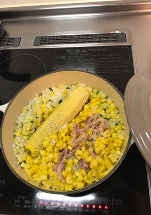 トウモロコシご飯！もち麦入り-レシピのメイン写真